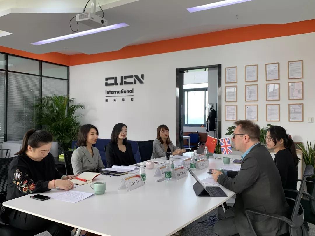 中国传媒大学南广学院国际学院领导与英国安格利亚鲁斯金大学举行合作会谈