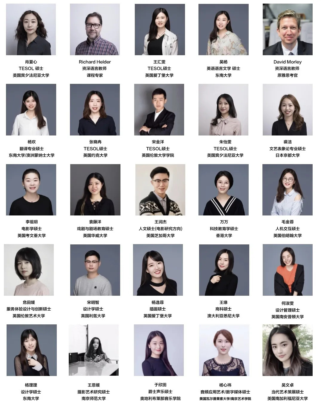 南京传媒大学国际本科留学项目师资