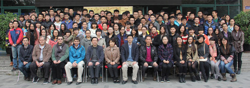 四川大学韩国留学预科，四川大学韩语留学班学生合影